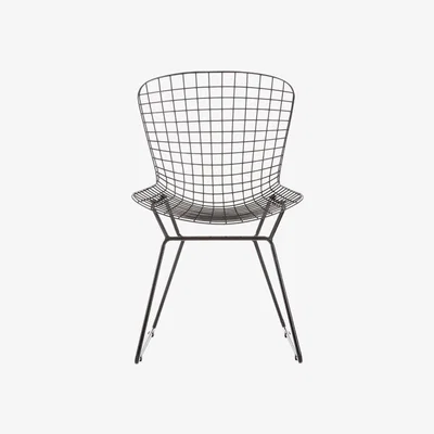Teddy Beau Teddy's Collection Dawn Curved Wire Black Dining Chair