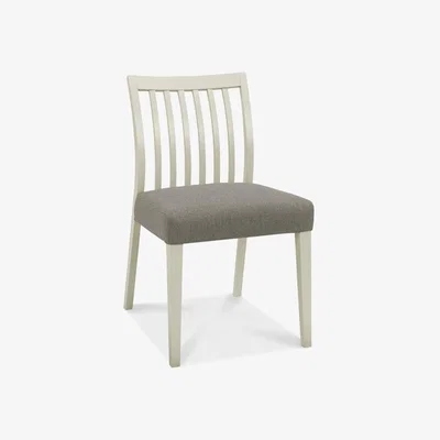 Teddy Beau Bentley Bergen Low Slat Titanium Grey Square Dining Chairs