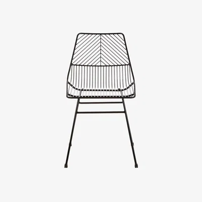 Teddy Beau Teddy's Collection Deje Wire Black Dining Chair