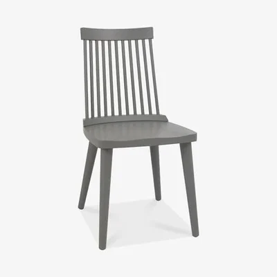 Teddy Beau Bentley Spindle Dark Grey Dining Chairs