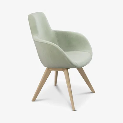 Tom Dixon Tom Dixon - Scoop Chair High Back Natural Leg Cassia 13