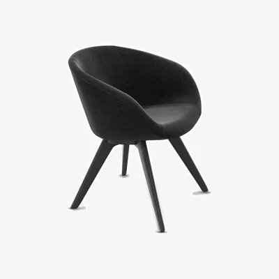 Tom Dixon Tom Dixon - Scoop Low Back Chair Black Oak Gentle 2 0183