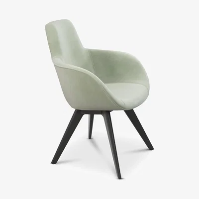 Tom Dixon Tom Dixon - Scoop Chair High Back Black Leg Cassia 13