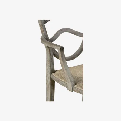 Tobias Oliver William Yeoward | Bodiam Carver Chair Greyed Oak
