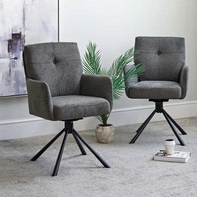 Woods Furniture Parma Dining Chair - Grey Set of 2