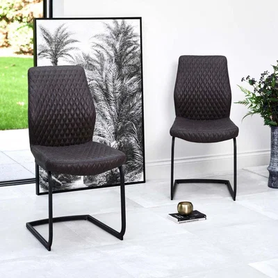 Woods Furniture Cosmo Dining Chair - Grey Set of 2