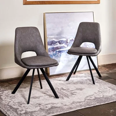 Woods Furniture Sebastian Dining Chair- Grey Set of 2