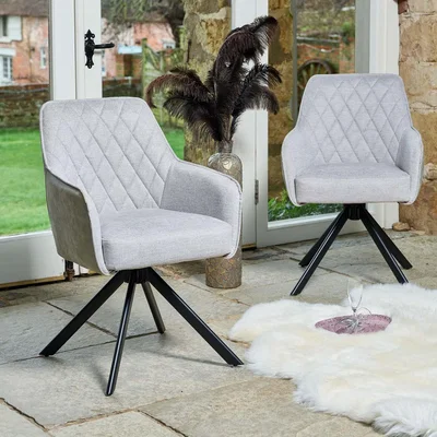 Woods Furniture Libby Dining Chairs - Biscuit Set of 2