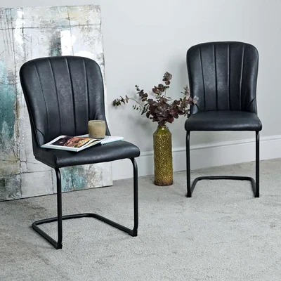 Woods Furniture Firenza Dining Chair - Black Set of 2