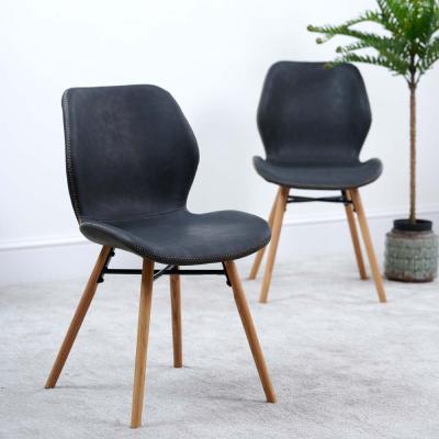 Woods Furniture Durada Dining Chair - Dark Grey Set of 2
