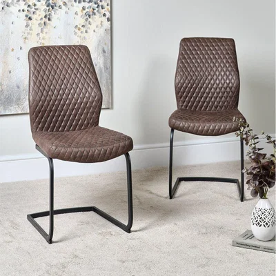 Woods Furniture Cosmo Dining Chair - Antique Brown Set of 2