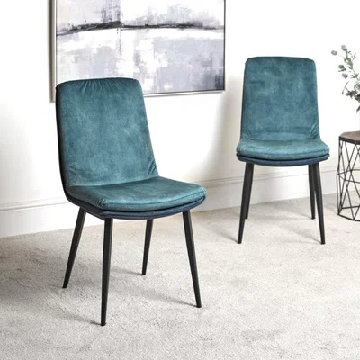 Woods Furniture Jacob Dining Chair - Teal Set of 2