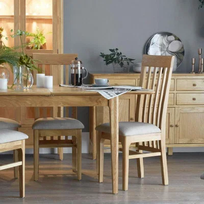 Woods Furniture Trento Dining Chair Fabric Seat Set of 2