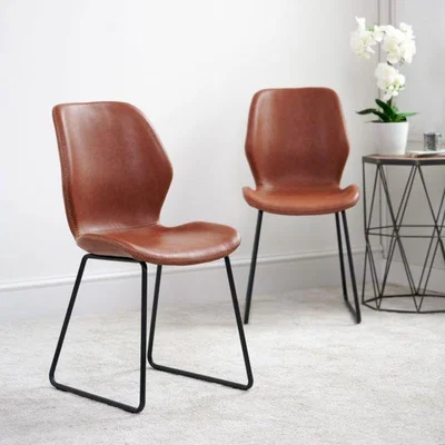 Woods Furniture Callum Tan Dining Chairs - Set of 2