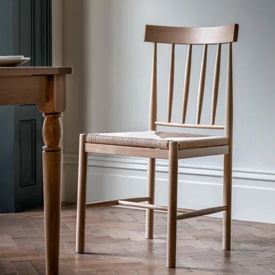 Woods Furniture Harrogate Dining Chairs - Natural Set of 2