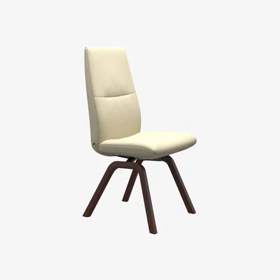 Woods Furniture Stressless Mint High Back Dining Chair with Contemporary Base - Stressless Mint High Back Dining Chair Contemporary - Large - Batick