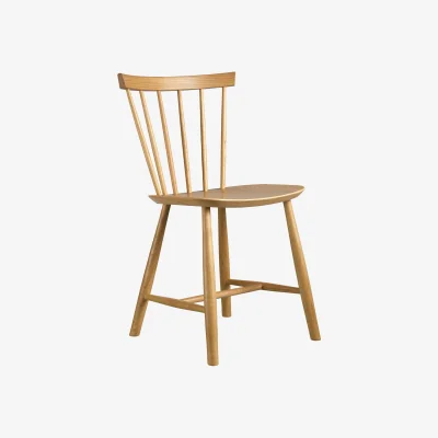 Westwing Handmade Oak Wood Dining Chair J46