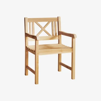 Westwing Teak Wood Garden Chair Rosenborg
