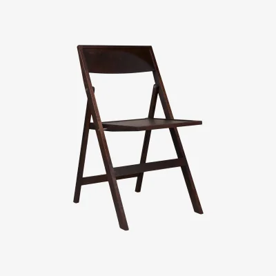 Westwing Folding Birch Wood Dining Chair Flat