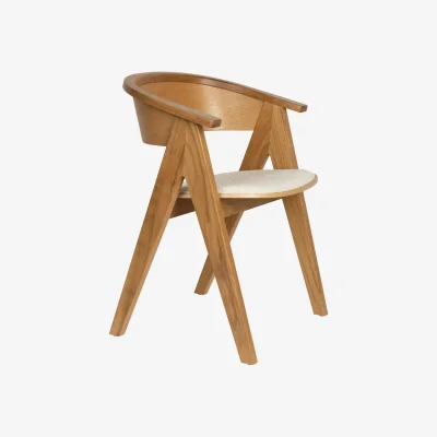 Westwing Upholstered Dining Chair NDSM with Armrests