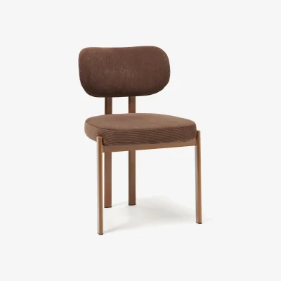Westwing Corduroy Upholstered Chair Adrien