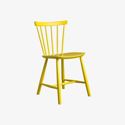Westwing Handmade Beech Wood Dining Chair J46