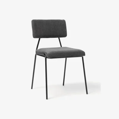 Westwing Corduroy Upholstered Chairs Mats, Set of 2