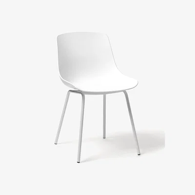 Westwing Dining Chairs Dave with Metal Legs, Set of 2