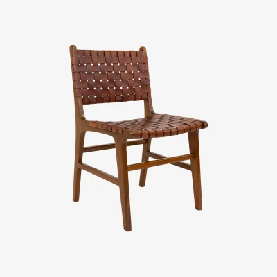 Westwing Teak Wood Dining Chairs Perugia, Set of 2