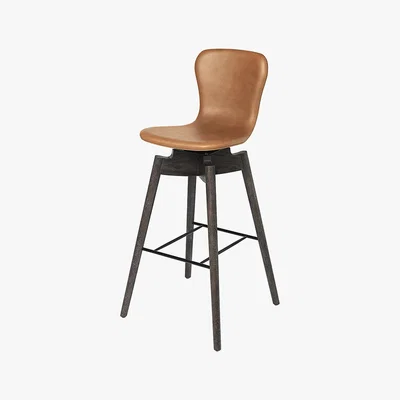 Amara Mater - Shell Bar Stool - Brandy