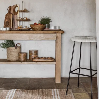 Amara Retreat - Round Wicker Bar Stool