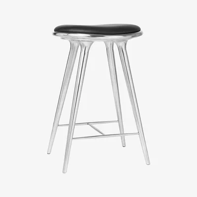 Amara Mater - High Bar Stool - Aluminium - Small