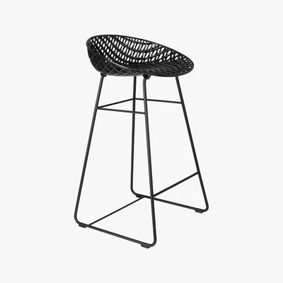 Amara Kartell - Smatrik Outdoor Bar Stool - Black