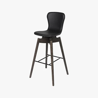Amara Mater - Shell Bar Stool - Black
