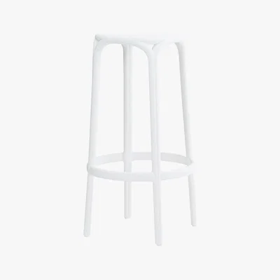 Amara Vondom - Brooklyn Bar Stool - White - D45x66cm