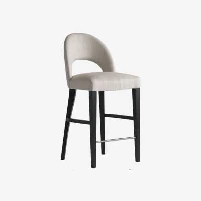 Andrew Martin Dune Bar Stool Linen, Bar Stool, Caucasus Linen - Andrew Martin