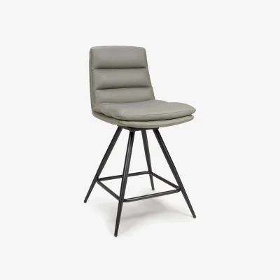 Arighi Bianchi Bay Ridge Swivel Counter Stool, Light Brown