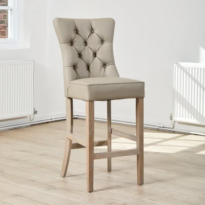 Arighi Bianchi Poppy Bar Stool, Beige