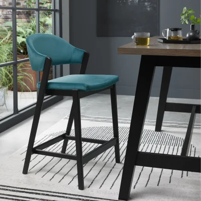 Arighi Bianchi Highgate Peppercorn Barstool, Blue