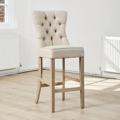 Arighi Bianchi Poppy Bar Stool, Natural