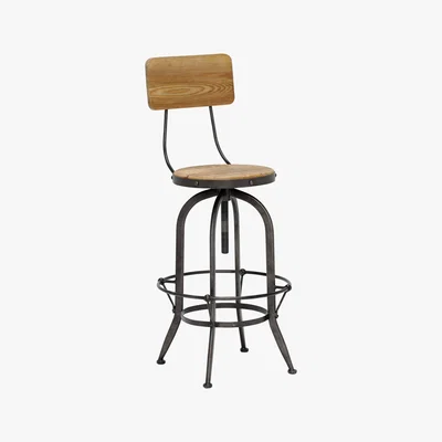 Barker and Stonehouse Diego Reclaimed Wood Bar Stool