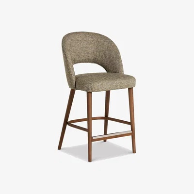 Barker and Stonehouse Pure Furniture Beck Counter Stool, Neutral Fabric | Barker & Stonehouse