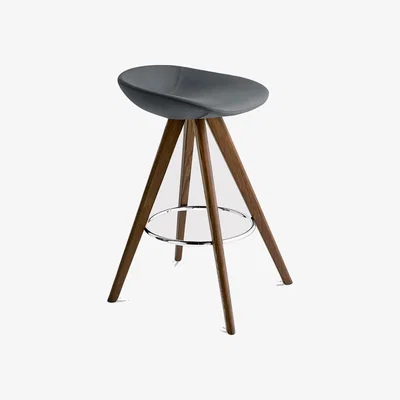 Barker and Stonehouse Calligaris Palm Barstool 74cm, Grey | Barker & Stonehouse