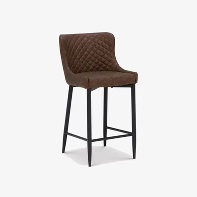 Barker and Stonehouse Rivington Counter Stool, Brown | Barker & Stonehouse