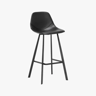 Barker and Stonehouse Fiori Bar Stool, Black