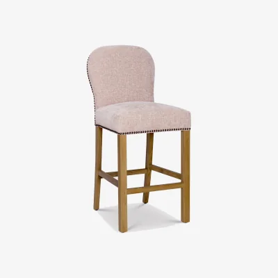 Barker and Stonehouse Gable Counter Stool, Neutral Fabric | Barker & Stonehouse