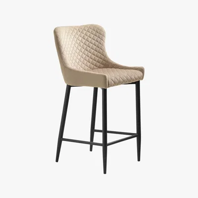 Barker and Stonehouse Rivington Fabric Bar Stool, Taupe