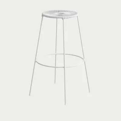 Bombinate.com All White Acapulco Barstool - High