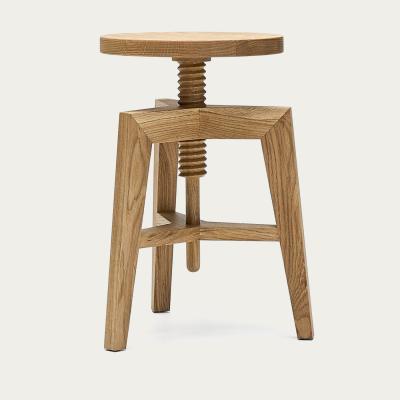 Bombinate.com Oak Wood Screw Bench Stool - Small