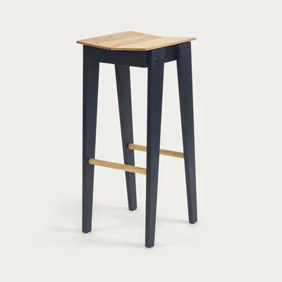Bombinate.com Blue Steel Tilt Bar Stool